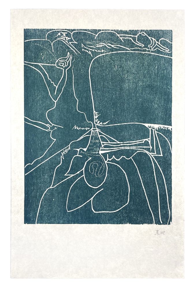 Gravure Sur Bois Müller - 13 FOIS ELLE ET MOI - LANGUE