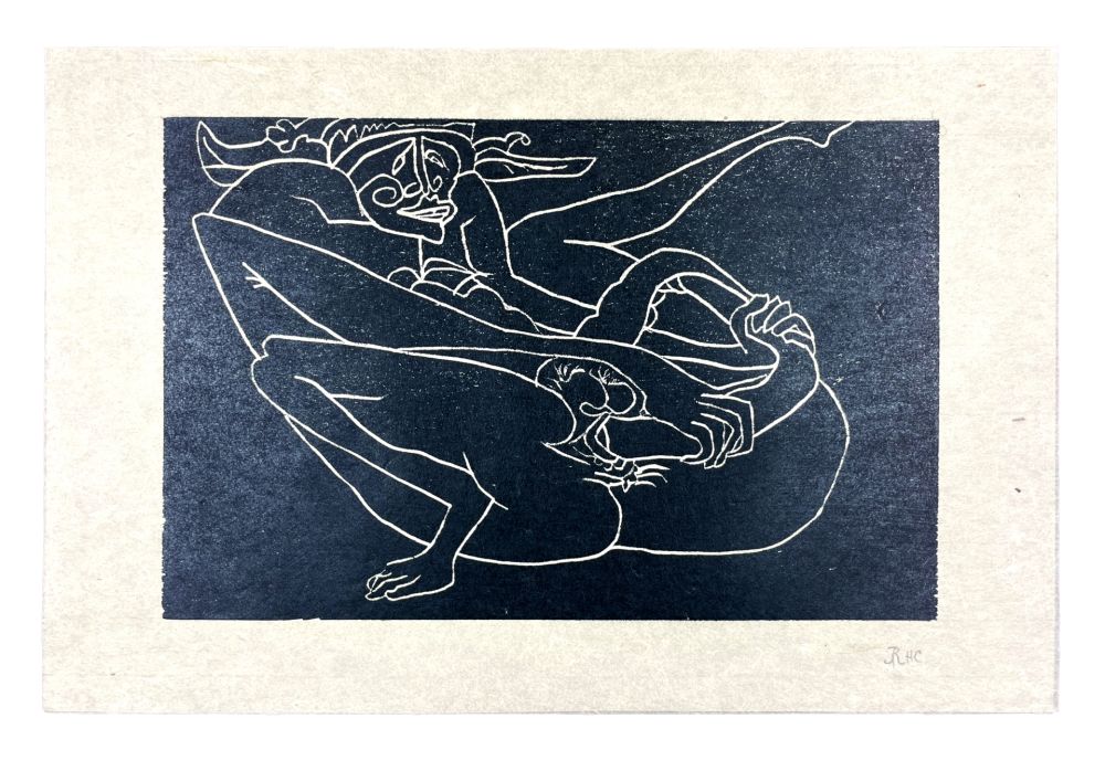 Gravure Sur Bois Müller - 13 FOIS ELLE ET MOI - PAZZO