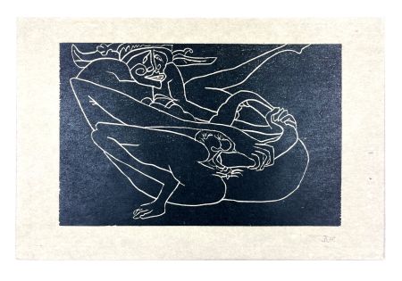 Gravure Sur Bois Müller - 13 FOIS ELLE ET MOI - PAZZO