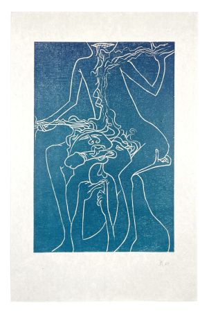 Gravure Sur Bois Müller - 13 FOIS ELLE ET MOI - SOEURS