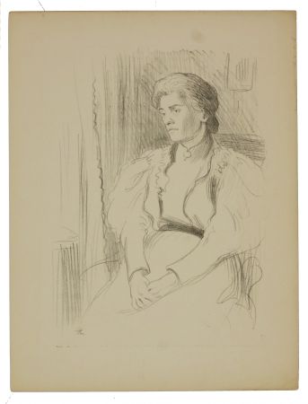 Lithographie Hermann-Paul - 9. Jeune femme