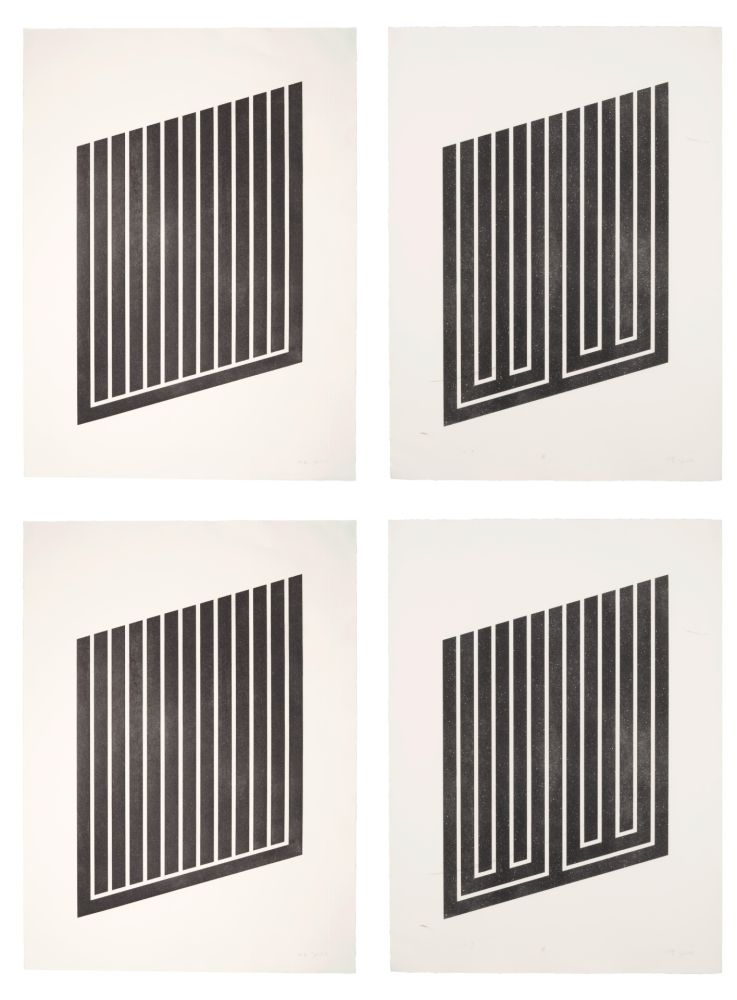 Aquatinte Judd - A Group of 4 Aquatints