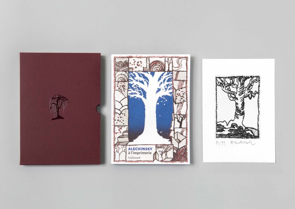 Gravure Alechinsky - A l'imprimerie 