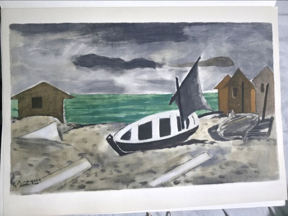 Pochoir Braque - A Varengeville, Douze Contemporains 1959