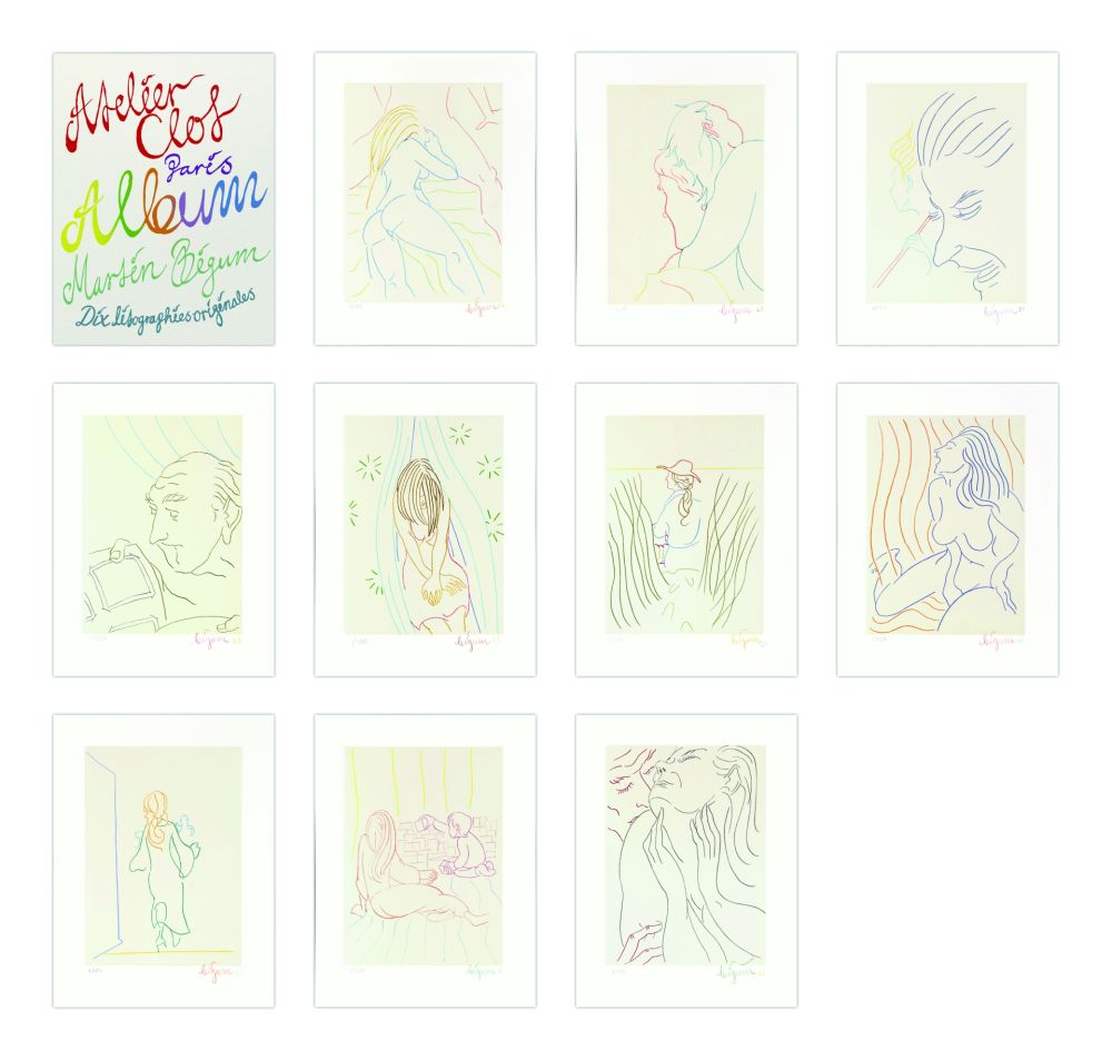 Lithographie Bigum - Album - 10 lithographies originales