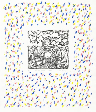 Gravure Alechinsky - Arc en terre