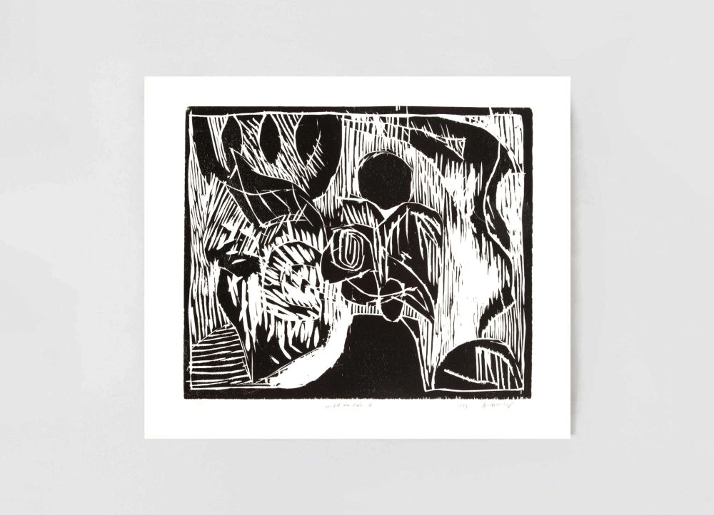 Gravure Sur Bois Alechinsky - Au fil du bois I