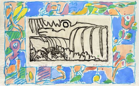 Eau-Forte Et Aquatinte Alechinsky - Autour de chute