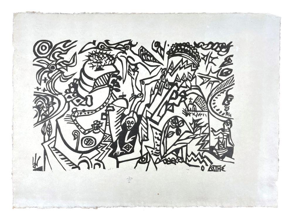 Gravure Sur Bois Müller - AYTHE