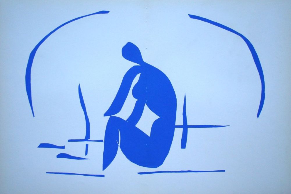 Lithographie Matisse (After) - Baigneuse dans les roseaux