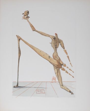 Lithographie Dali - Bertrand de Born