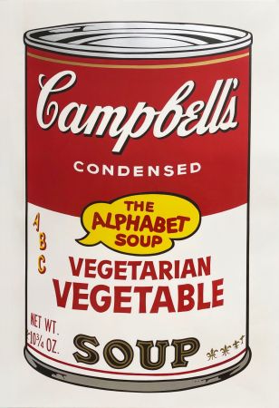 Sérigraphie Warhol - Campbell's Soup II: Vegetarian Vegetable