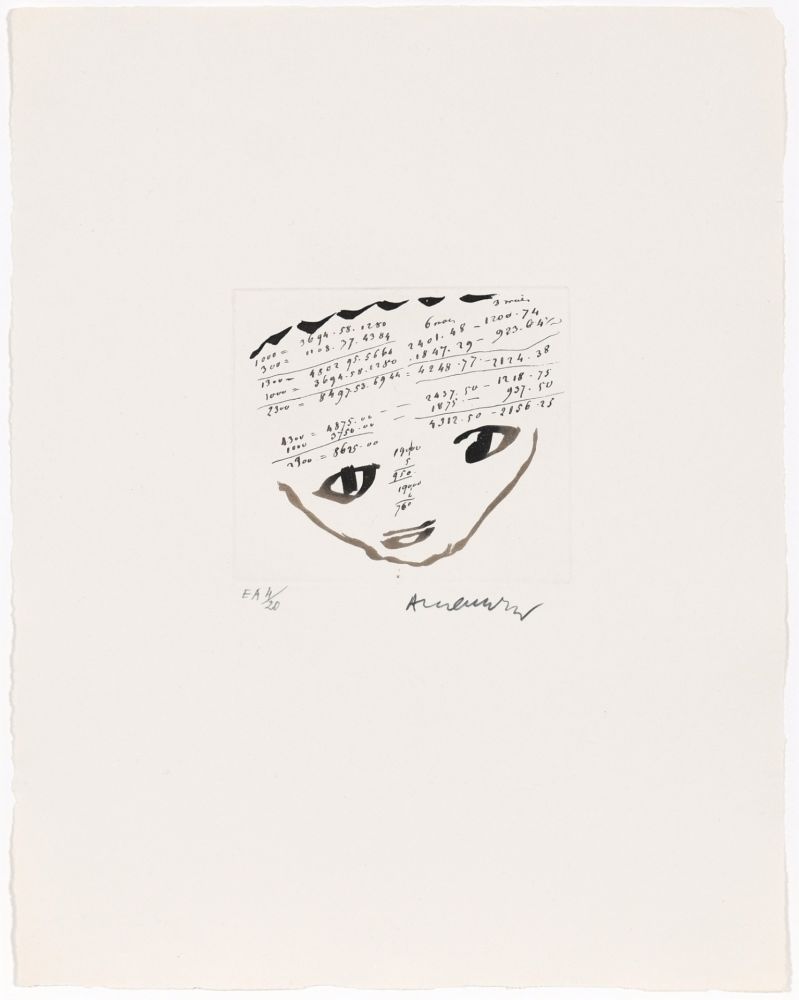 Eau-Forte Alechinsky - Carta Canta 01