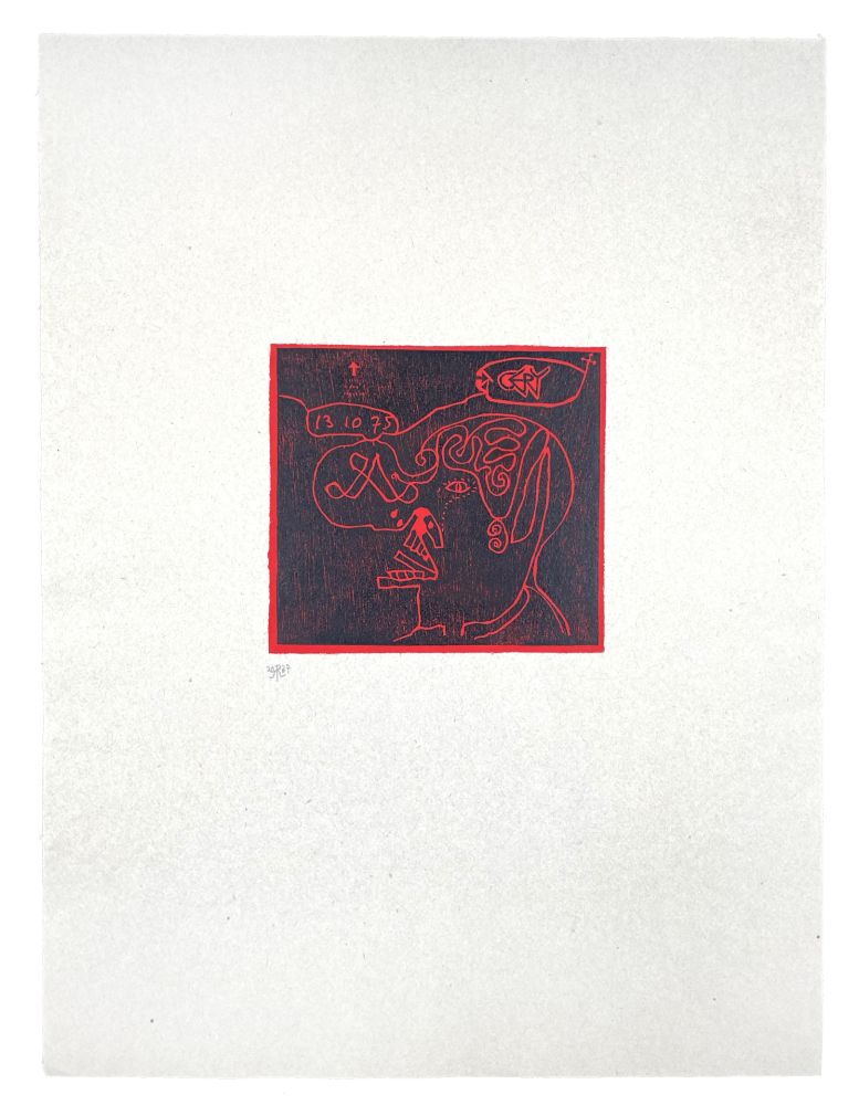 Gravure Sur Bois Müller - CERY