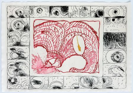 Eau-Forte Alechinsky - Chapeau fort