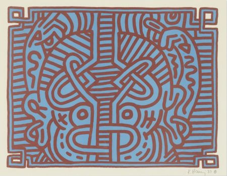Multiple Haring - Chocolate Buddha (Plate 1)