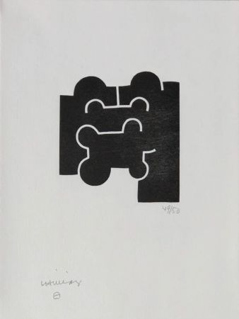 Gravure Chillida - Cioran XXV