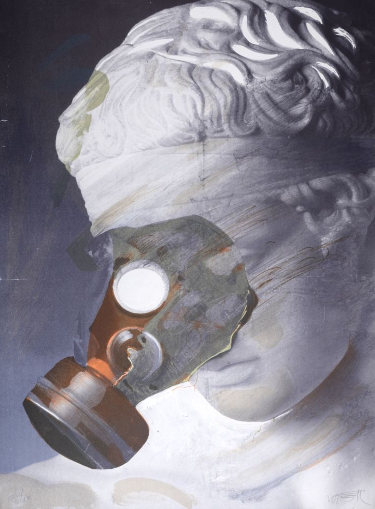 Lithographie Vostell - Composition