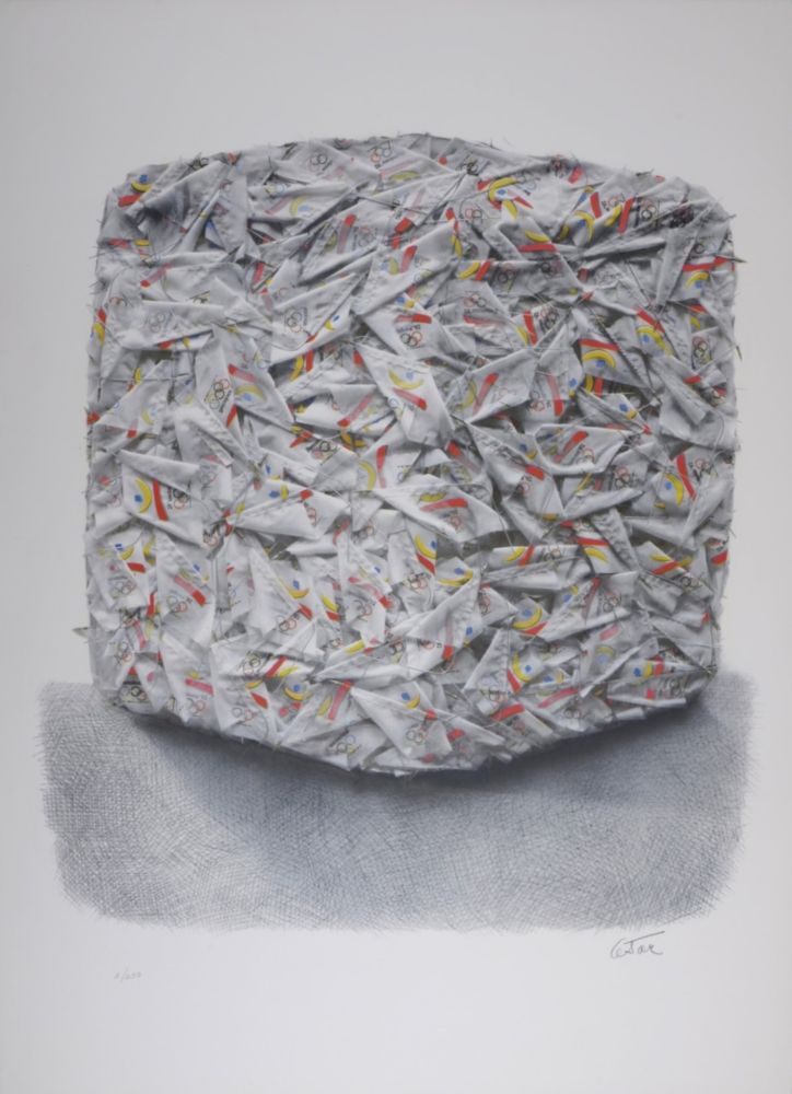 Lithographie Cesar - Composition