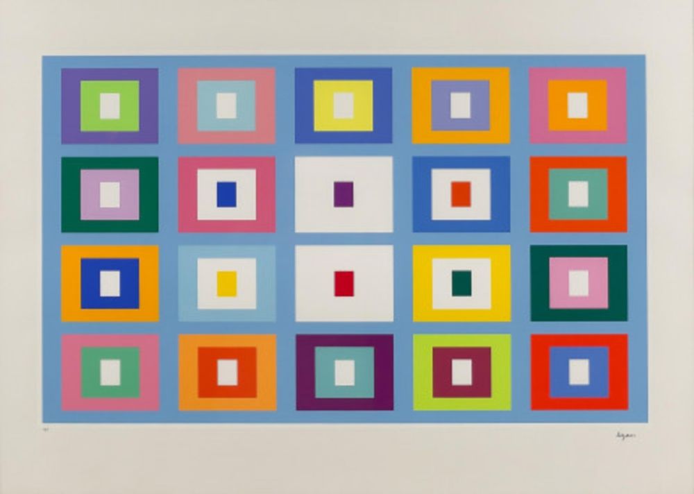 Sérigraphie Agam - Composition