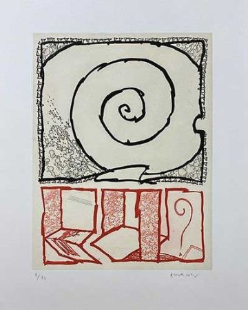 Gravure Alechinsky - Composition