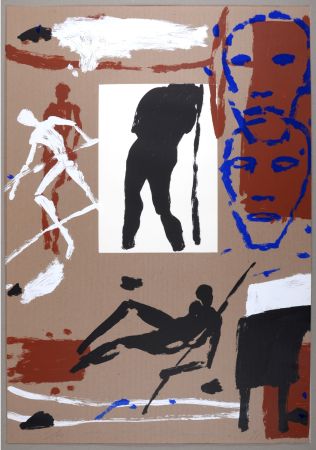 Sérigraphie Paladino - Composition