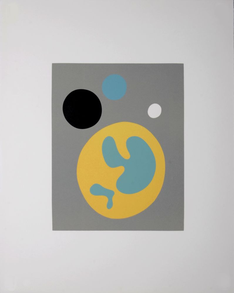 Gravure Sur Bois Arp - Composition (C#2)