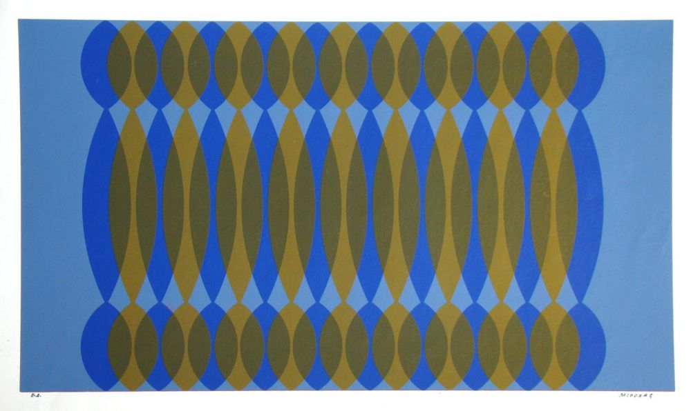 Sérigraphie Miodrag - Composition Kinetic