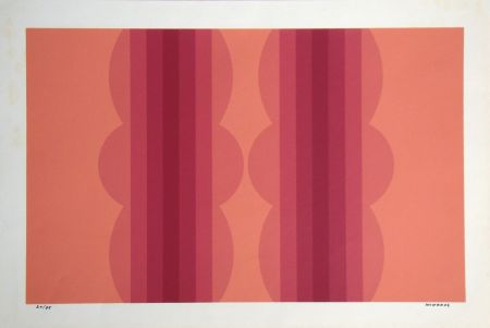 Sérigraphie Miodrag - Composition Kinetic