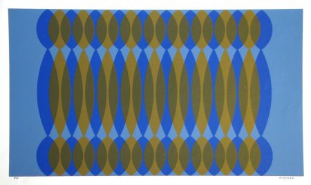 Sérigraphie Miodrag - Composition Kinetic