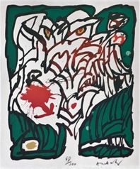 Lithographie Alechinsky - Connu  non 