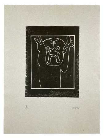 Gravure Sur Bois Müller - CRIEUR