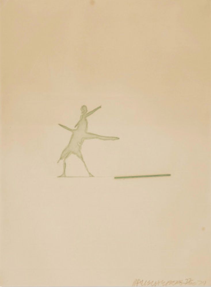 Multiple Rauschenberg - Cunningham Relief (from the Merce Cunningham portfolio)