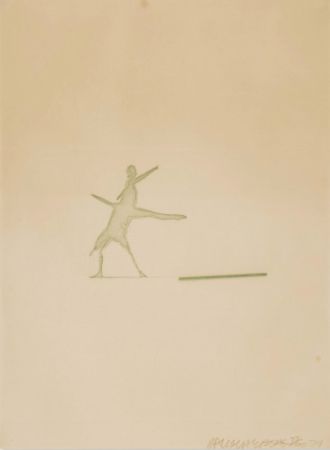 Multiple Rauschenberg - Cunningham Relief (from the Merce Cunningham portfolio)