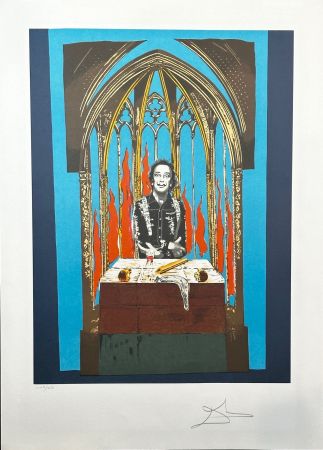 Lithographie Dali - Dali's Inferno with Original Portfolio Case 