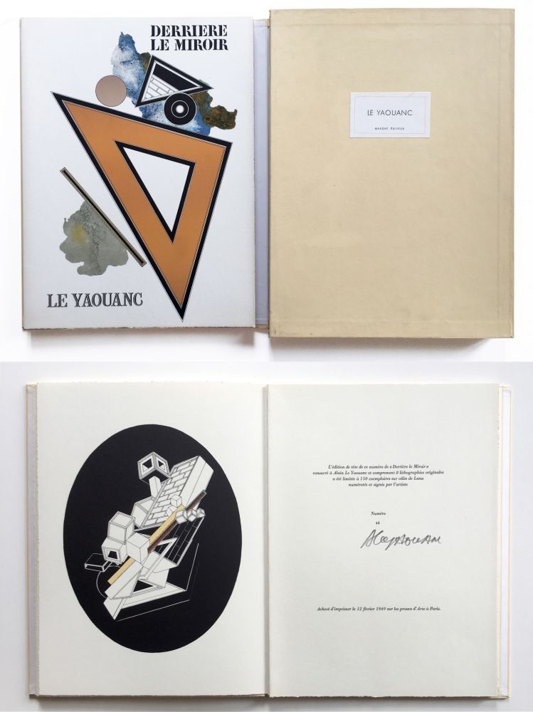 Livre Illustré Le Yaouanc - DERRIÈRE LE MIROIR N° 176. Février 1969. TIRAGE DE LUXE SIGNÉ.