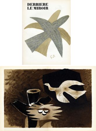 Livre Illustré Braque - DERRIÈRE LE MIROIR N° 85-86. BRAQUE. Avril-mai 1956.