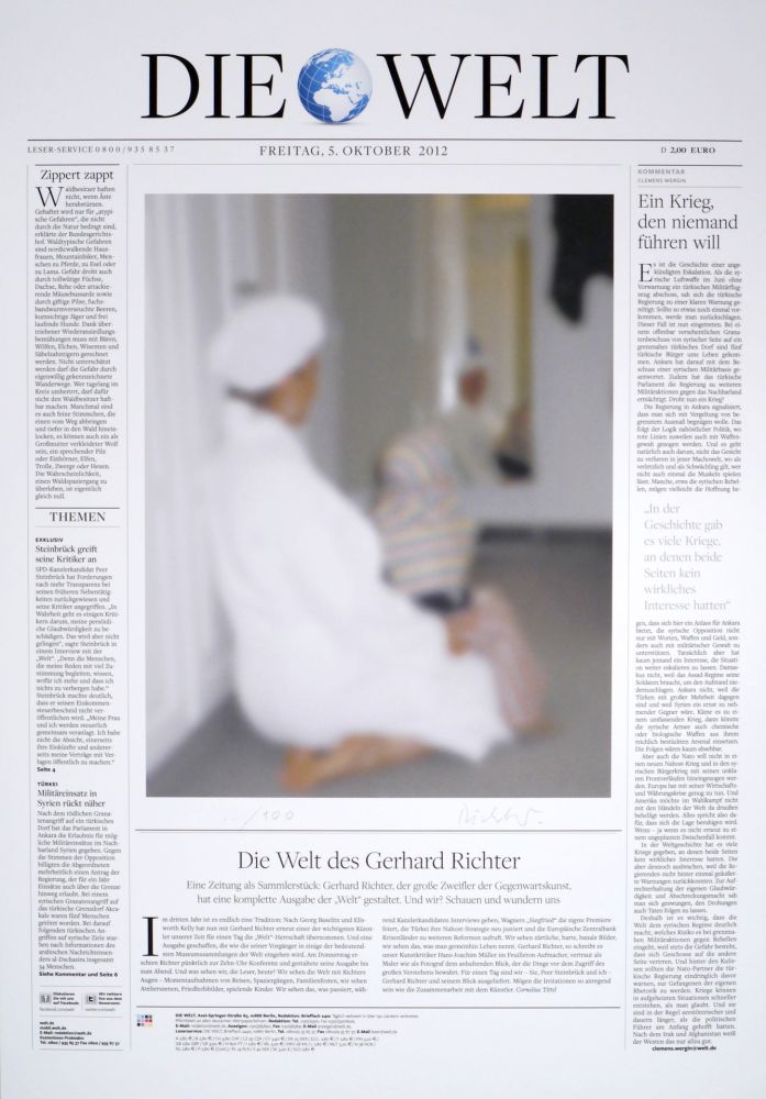 Estampe Numérique Richter - Die Welt (The World)