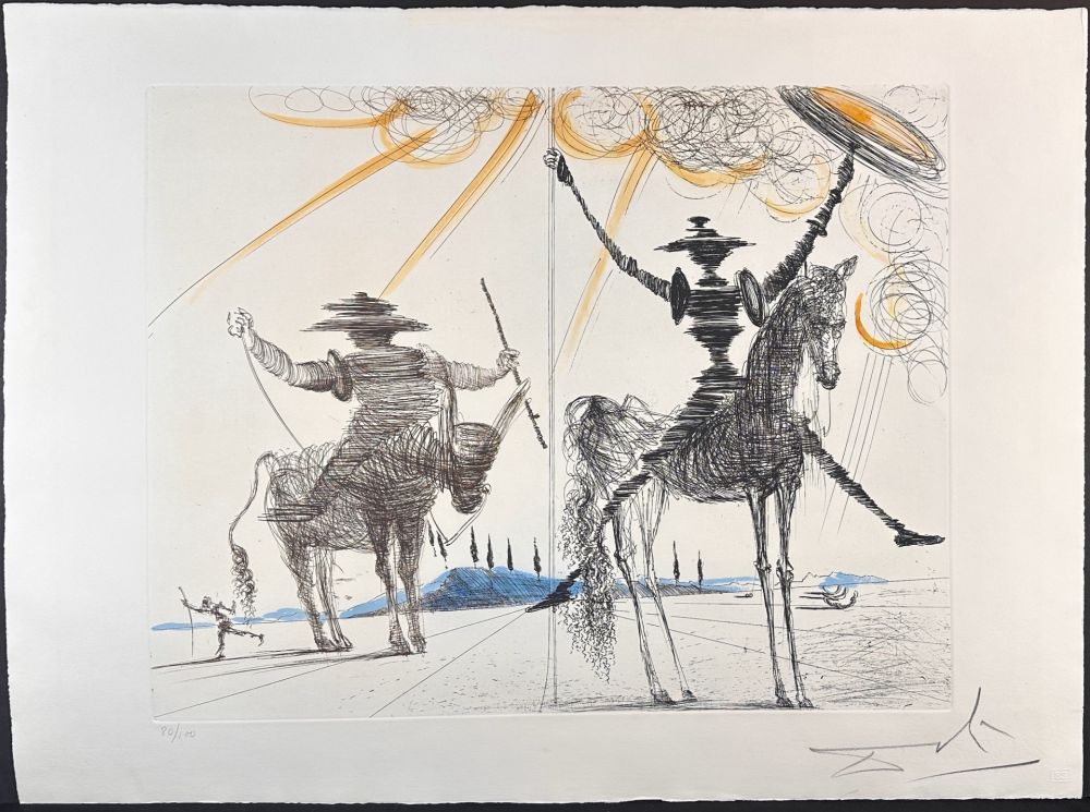 Gravure Dali - Don Quixote