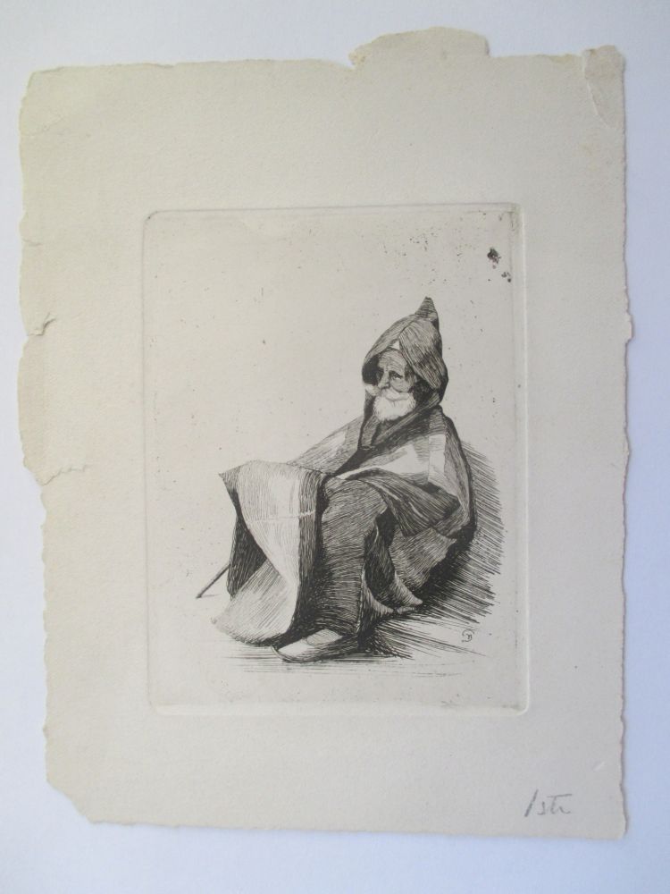 Gravure Ilsted - En Druser - A Druse