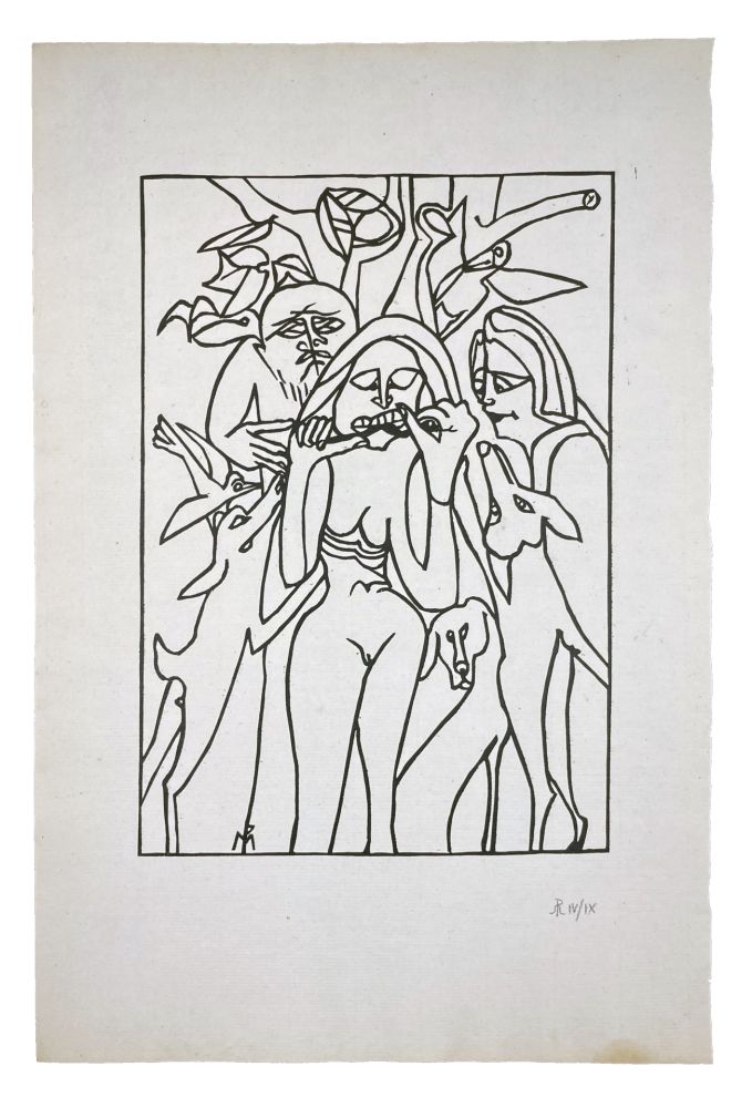 Gravure Sur Bois Müller - EYA (b)