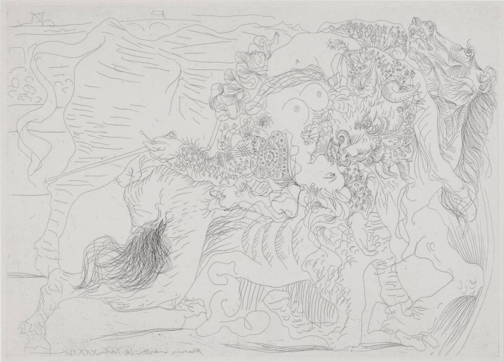 Eau-Forte Picasso - Femme Torero I