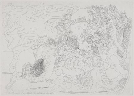 Eau-Forte Picasso - Femme Torero I