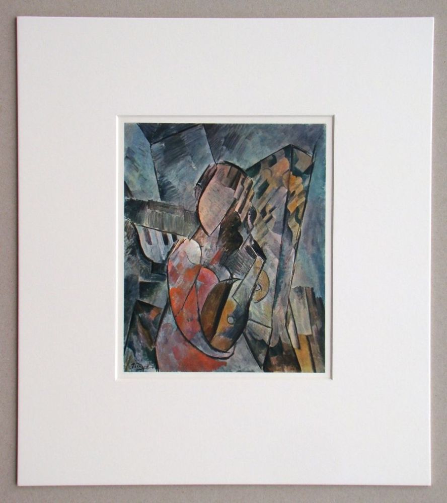 Héliogravure Picasso (After) - Femme à la guitare, 1909
