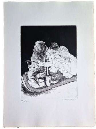 Eau-Forte Murer - Ghe rivarem a baita?