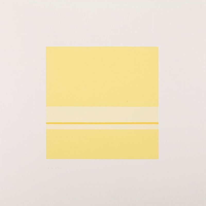 Sérigraphie Calderara - Giallo