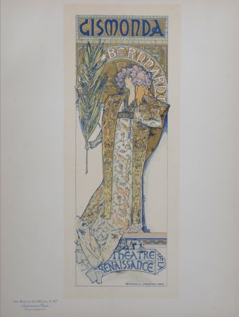 Lithographie Mucha - Gismonda - Les Maitres de L’Affiche, 1896