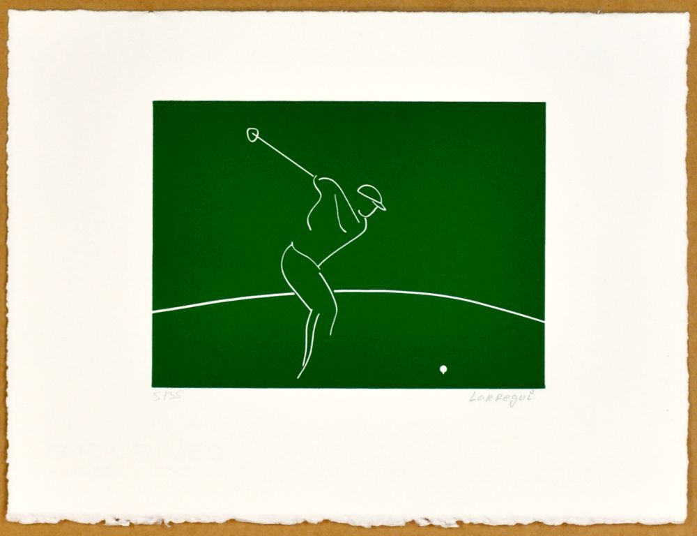 Linogravure Larregui - Golf IV
