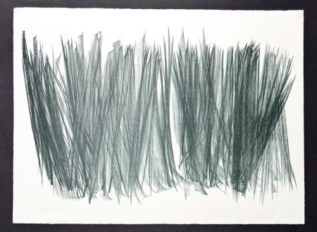 Lithographie Hartung - Hans Hartung (1904 - 1989) - L 106 - Lithograph on BFK Rives paper - 1963