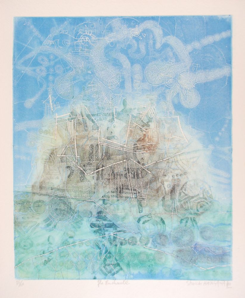 Eau-Forte Hasegawa - Ile enchantée